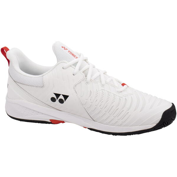 Pantofi tenis Yonex SONICAGE 3 MEN, culoare alb/rosu (white/red)