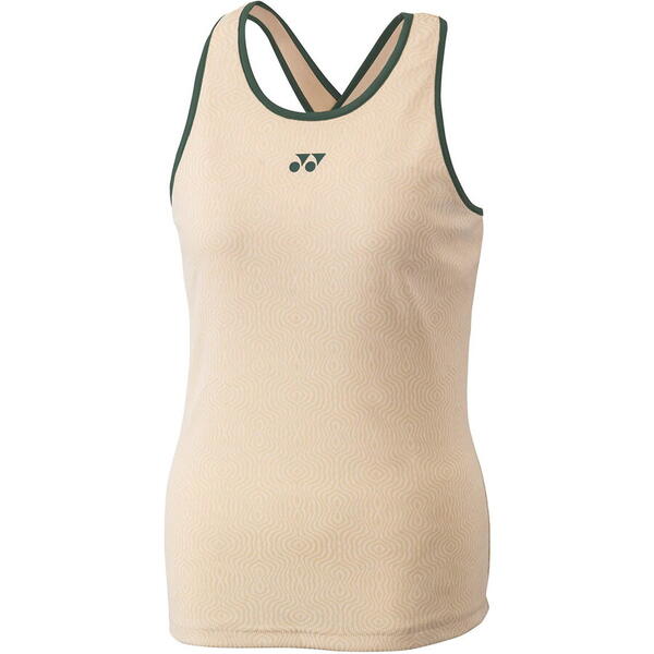 Tricou femei fara maneci YONEX 20757EX (Roland Garros), culoare bej