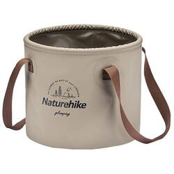 Naturehike Găleată rotundă pliabilă 10L NH20SJ040 maro deschis